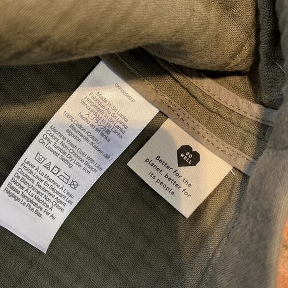 Madewell Lightspun Dorset Blazer army green - Picture 6 of 7